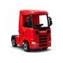 LEAN CARS Scania 500R HL698 12V elektriskais braucamais 4x4 sarkanā krāsā ar tālvadību