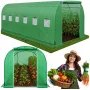 LEAN Dārza folijas tuneļa siltumnīca PRO rāmis 25MM 10x4x2M 40M²