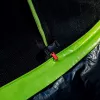 LEAN Garden Trampoline with Inner Net Black and Green 487CM 16FT