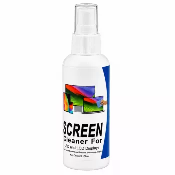 LEAN LCD LED TFT datora telefona ekrāna tīrītājs 100 ml ar mikrošķiedras lupatiņu