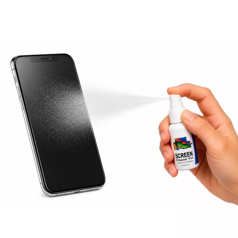 LEAN LCD LED TFT datora telefona ekrāna tīrītājs 100 ml ar mikrošķiedras lupatiņu