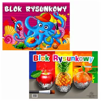 LEAN SCHOOL PROTOS balts zīmēšanas bloks A3 19 loksnes