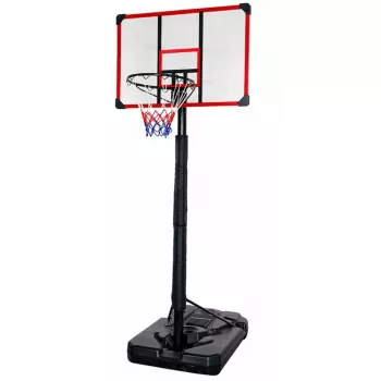 LEAN SPORT basketbola grozs mobilais regulējams statīvs 200-305cm