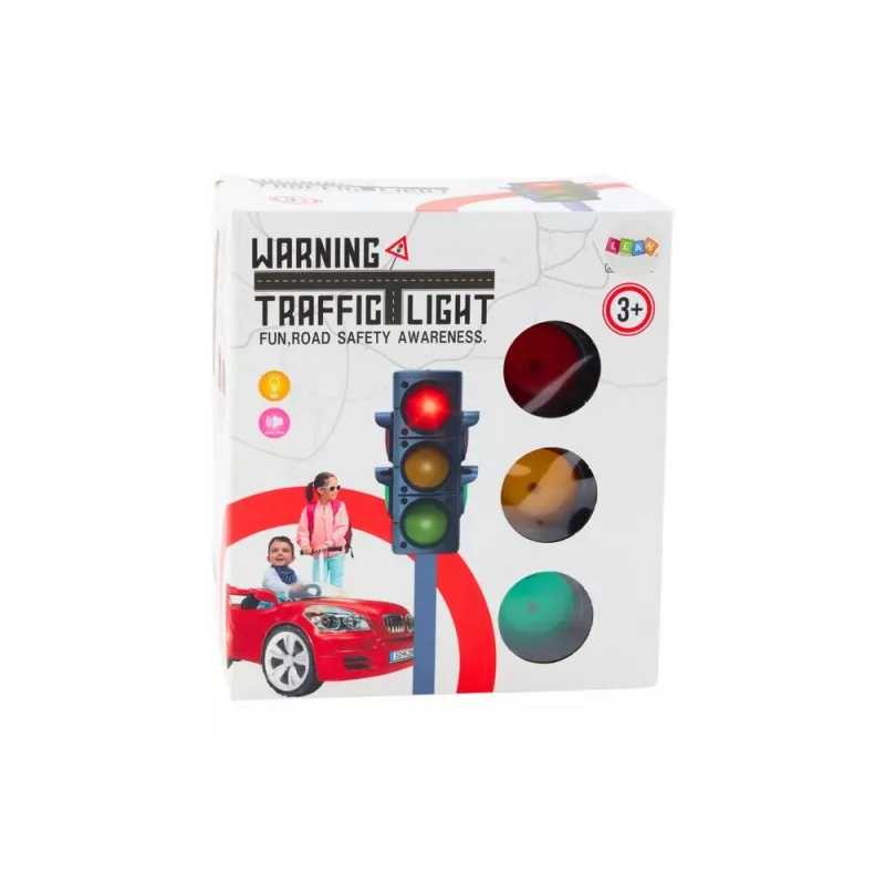 LEAN TOYS 20644 Semafora rotaļlieta ar gaismas un skaņas efektiem