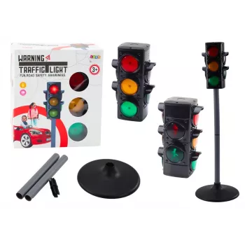 LEAN TOYS 20644 Semafora rotaļlieta ar gaismas un skaņas efektiem
