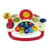 LEAN TOYS 3-in-1 Interactive Baby Stroller Baby Steering Wheel Sound Melodies Animals