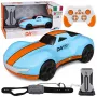 LEAN TOYS 30335 moderns tālvadības auto RC gaismas stacija zils 1:16
