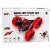 LEAN TOYS 360° žestu vadāma RC triku automašīna sarkana