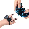 LEAN TOYS 360° žestu vadāma RC triku automašīna sarkana