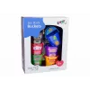 LEAN TOYS Krāsainu spaiņu komplekts ar dzīvniekiem - piramīda