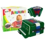 LEAN TOYS Akordeona instruments jaunajam mūziķim zaļš – 12 pogu akustiskais rotaļu akordeons ar regulējamu plecu siksnu, vecumam no 3 gadiem