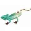 LEAN TOYS Agama ķirzaka buru laivas gumijas figūra, staipīga, reālistiska, 16 cm