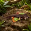 LEAN TOYS Agama Ķirzaka Gumijas Figūra Stiepjama Reālistiska 13 cm