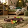 LEAN TOYS Agama Ķirzaka Gumijas Figūra Stiepjama Reālistiska 13 cm