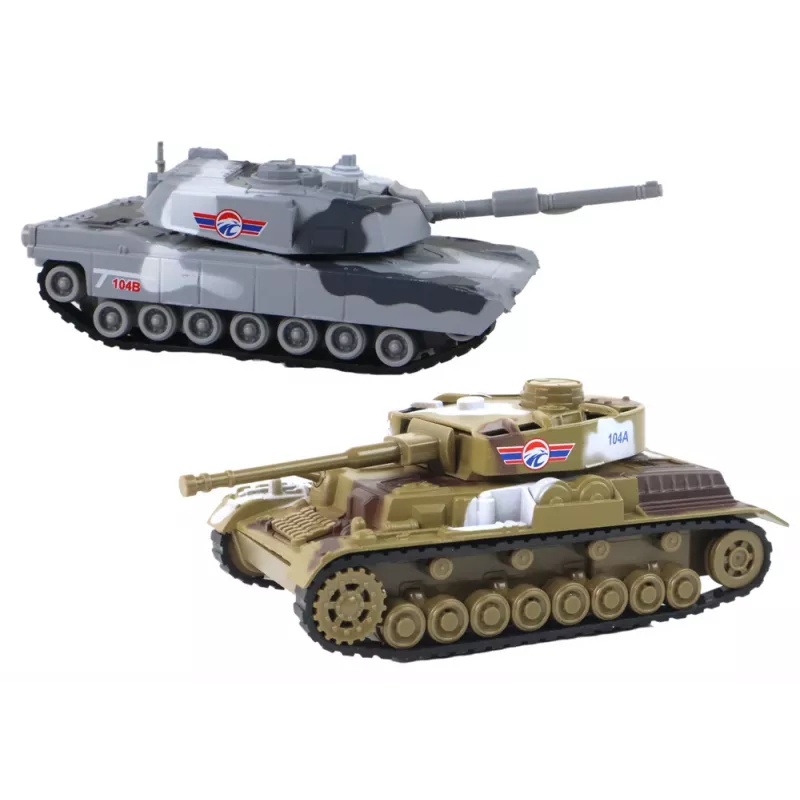 LEAN TOYS Alumīnija tvertne ar berzes piedziņu, dažādas krāsas