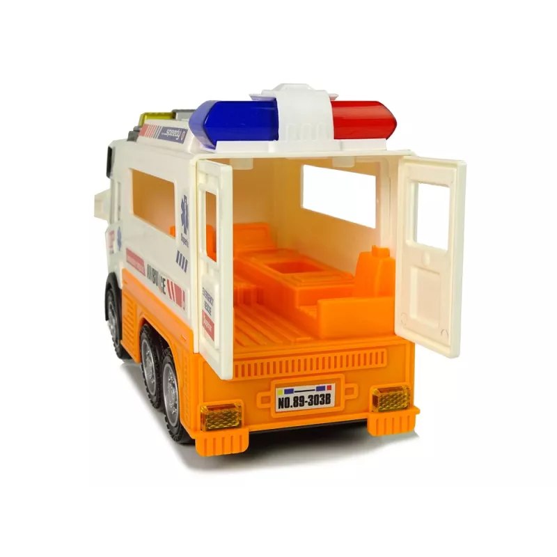 LEAN TOYS Ambulance Battery Car Lights Sounds