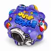 LEAN TOYS Antistresa putu bumba ar radzēm atlekšanai Kosmos 7 cm