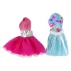 LEAN TOYS Baby Doll Emily Piederumi Noņemamas Kleitas
