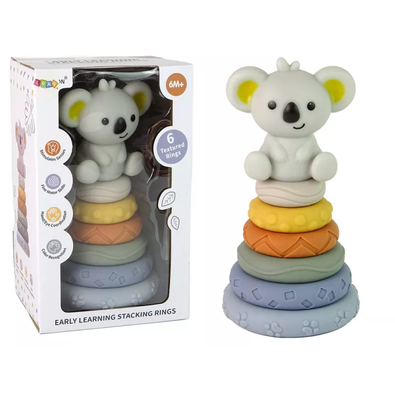 LEAN TOYS Baby Koala Pyramid