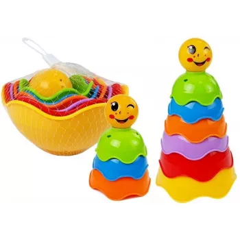 LEAN TOYS Baby Pyramid Shells