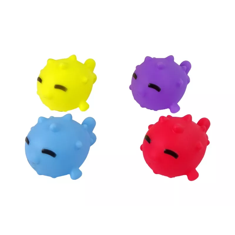 LEAN TOYS Bath Toy Mini Basketball Dog Rubber Fish