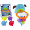 LEAN TOYS Bath Toy Mini Basketball Dog Rubber Fish