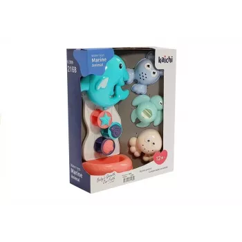 LEAN TOYS Vannas rotaļlietas Jūras dzīvnieki