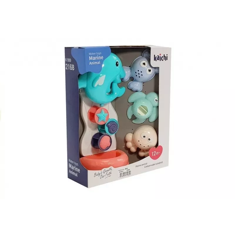LEAN TOYS Vannas rotaļlietas Jūras dzīvnieki