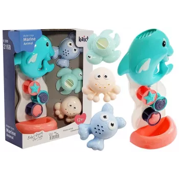 LEAN TOYS Vannas rotaļlietas Jūras dzīvnieki