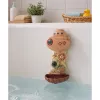 LEAN TOYS Vannas rotaļlietu komplekts: kuģis, jūras dzīvnieki, ūdenskritums, piesūcekņi