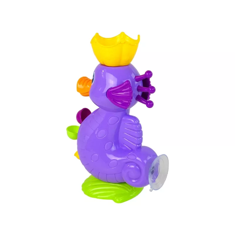 LEAN TOYS Vannas rotaļlieta Jūras zirgs Ūdenskrituma duša