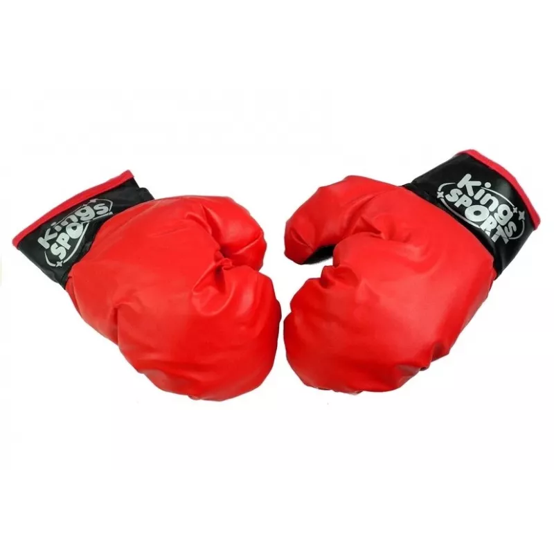 LEAN TOYS Big Boxer Set Bērniem + Cimdi Bumbieru Statīvs