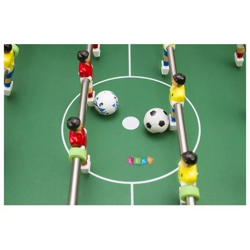 LEAN TOYS Liels galda futbols 70 cm futbols - galda spēle ar 22 spēlētājiem