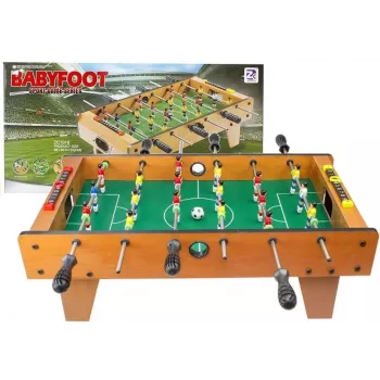LEAN TOYS Liels galda futbols 70 cm futbols - galda spēle ar 22 spēlētājiem
