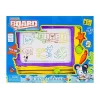 LEAN TOYS Tāfele ar zīmogiem un krāsainu fonu