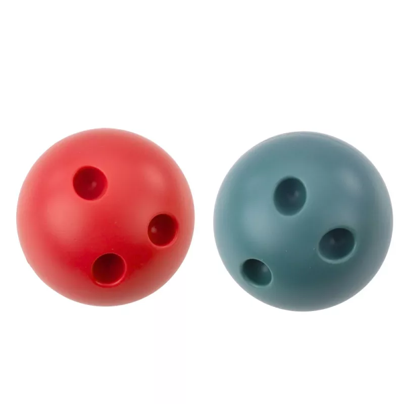 LEAN TOYS boulinga komplekts ar kaķiem bērniem 10 boulinga ķegļi 2 krāsainas bumbas