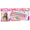 LEAN TOYS Rokassprādžu veidošanas komplekts Rozā kastīte
