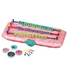 LEAN TOYS Rokassprādžu veidošanas komplekts Rozā kastīte