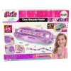 LEAN TOYS Rokassprādžu veidošanas komplekts ar krāsainām pērlītēm un konteineru