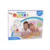 LEAN TOYS Būvbloku komplekts ar kociņiem un salmiņiem