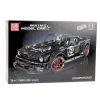 LEAN TOYS būvbloki sporta auto Mustang Hoonicorn V2 komplekts - 3201 detaļas, 1:8 mērogā, ABS plastmasa
