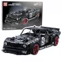 LEAN TOYS būvbloki sporta auto Mustang Hoonicorn V2 komplekts - 3201 detaļas, 1:8 mērogā, ABS plastmasa
