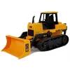 LEAN TOYS Buldozers ar kāpurķēžu riteņiem, tālvadības ar roku žestiem 2.4G 1:28