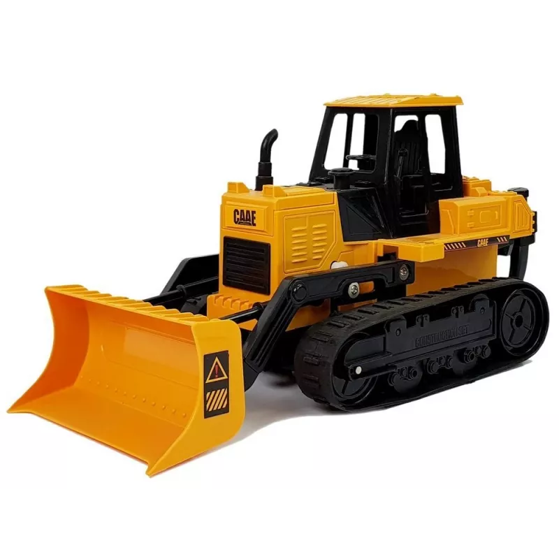 LEAN TOYS Buldozers ar kāpurķēžu riteņiem, tālvadības ar roku žestiem 2.4G 1:28