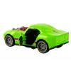 LEAN TOYS Car 1:14 Green Sports Sound Lights Vehicle