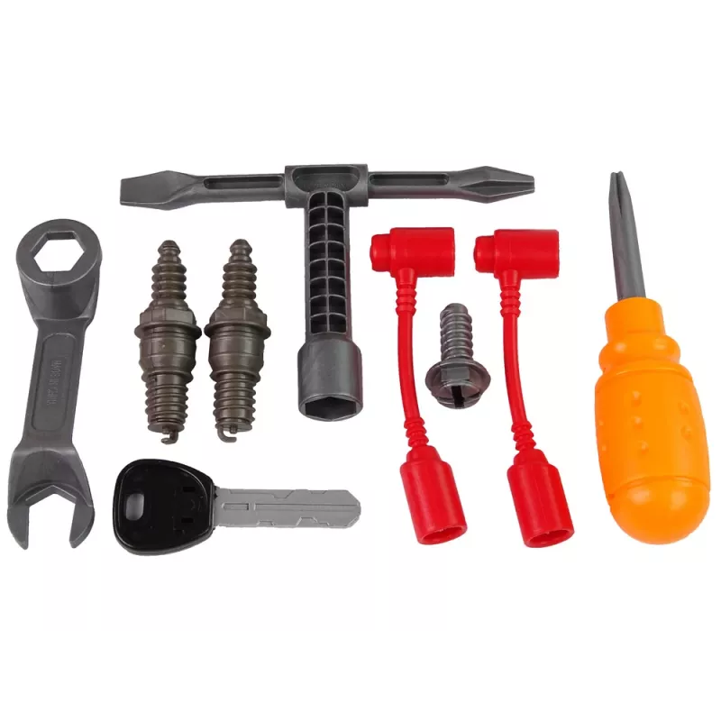 LEAN TOYS Auto dzinējs mazajam mehāniķim - DIY montāža ar gaismām un skaņām