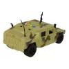 LEAN TOYS Car Military Vehicle Friction Drive Camo Sand Lights Sounds