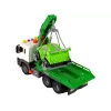 LEAN TOYS Auto transportieris Ceļmalas palīdzības evakuators 1:16 Zaļš Skaņa Gaismas