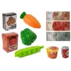 LEAN TOYS Kases aparāta veikala komplekts ar mikrofonu un skaņas termināli – interaktīva rotaļlieta bērniem no 3 gadiem