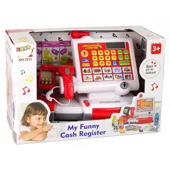LEAN TOYS Kases aparāts ar skārienekrānu